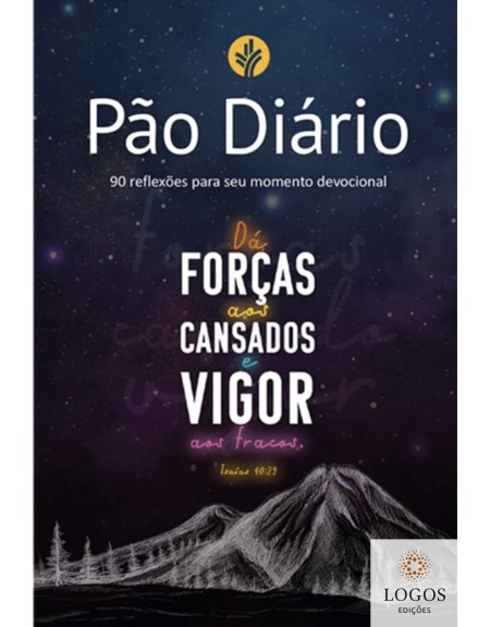 Pão Diário - 90 reflexões para seu momento devocional - capa montanha. 9786553505391
