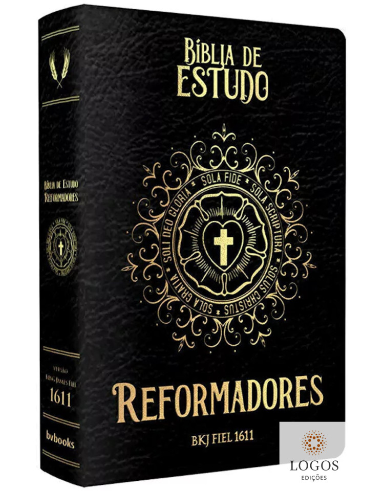 Bíblia de Estudo dos Reformadores - King James 1611 - capa preta. 9786586996890