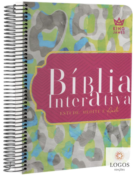 Bíblia Interativa Estude, Medite e Anote - King James Atualizada - capa Origem. 9788577424115