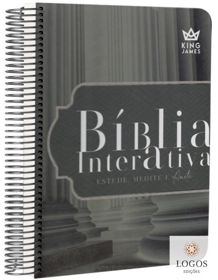 Bíblia Interativa Estude, Medite e Anote - King James Atualizada - capa Amparo. 9788577424450