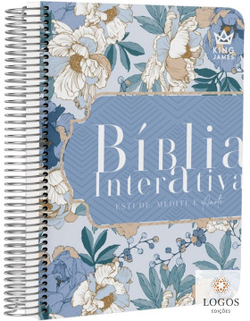 Bíblia Interativa Estude, Medite e Anote - King James Clássica - capa Graça. 9788577424122