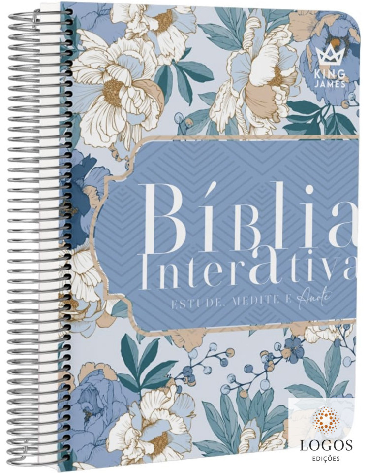 Bíblia Interativa Estude, Medite e Anote - King James Clássica - capa Graça. 9788577424122