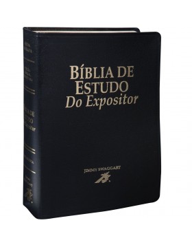 Bíblia de Estudo do Expositor - NVTE - capa luxo - preta