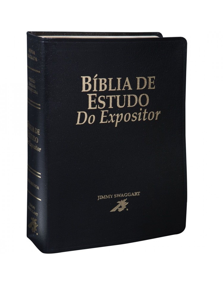 Bíblia de Estudo do Expositor - NVTE - capa luxo - preta