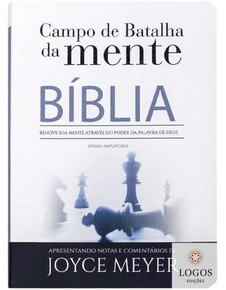 Bíblia Campo de Batalha da Mente - VA - versão amplificada - capa branca. 9786588570012