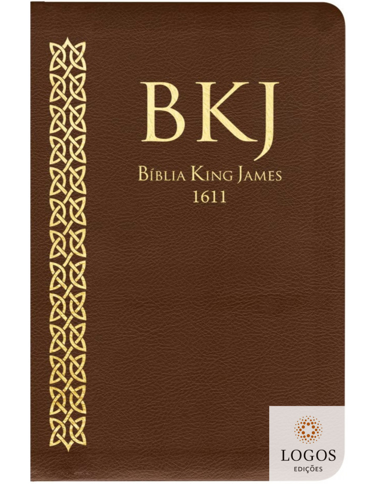 Bíblia King James 1611 - capa ultra-fina - luxo castanha Bíblia King James 1611 - capa ultra-fina - luxo castanha