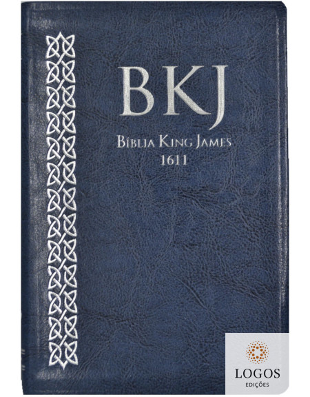 Bíblia King James 1611 - capa ultra-fina - luxo azul. 9788581581415