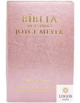 Bíblia de Estudo Joyce Meyer - A Bíblia da Vida Diária - NVI - capa luxo nude. 7898950130242