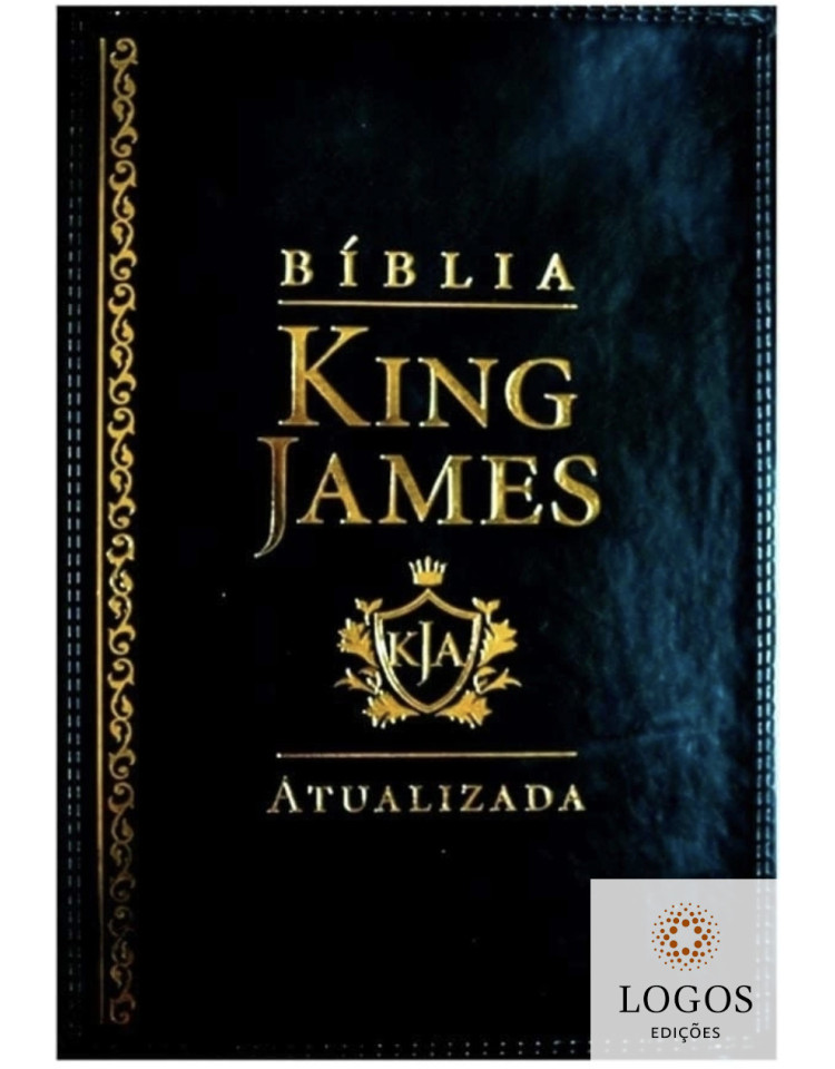Bíblia de Estudo King James Atualizada - letra grande - capa luxo preta. 7899938408193