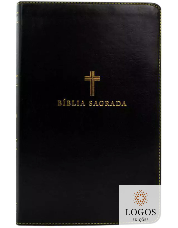 Bíblia Leitura Perfeita - ACF - letra grande - edição de luxo - capa preta cruz soft-touch. 9786556896090