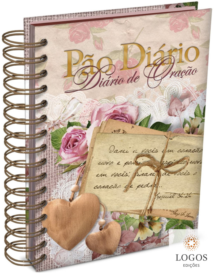 Pão diário - diário de oração - espiral - Novo coração. 9781680434248