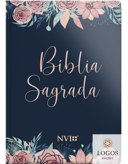 Bíblia Sagrada - NVI - capa dura especial - Rosas. 9786556550411