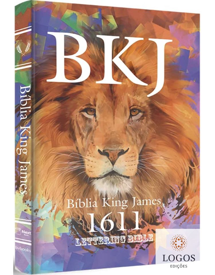 Bíblia King James 1611 - capa dura - Lettering Bible - Lion color. 9786586996050
