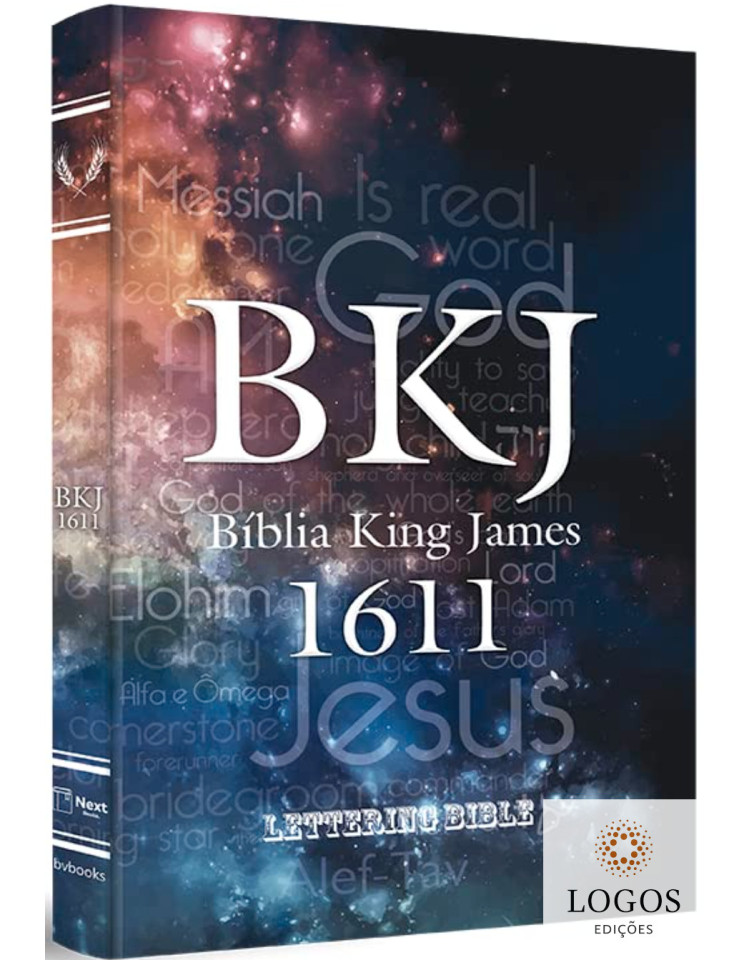 Bíblia King James 1611 - capa dura - Lettering Bible - Universo. 9786586996142