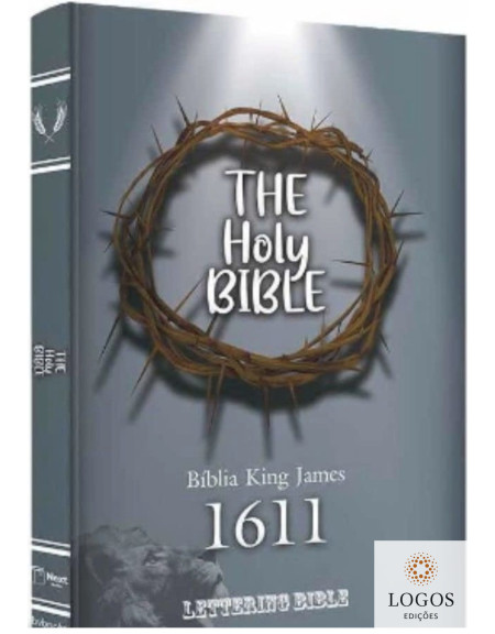 Bíblia King James 1611 - capa dura - Lettering Bible - Coroa de espinhos