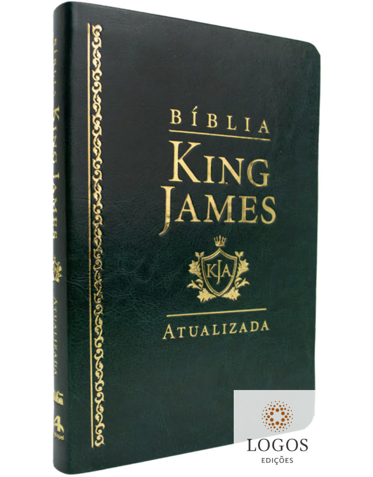 Bíblia King James Atualizada - capa slim - luxo verde. 9786589938644