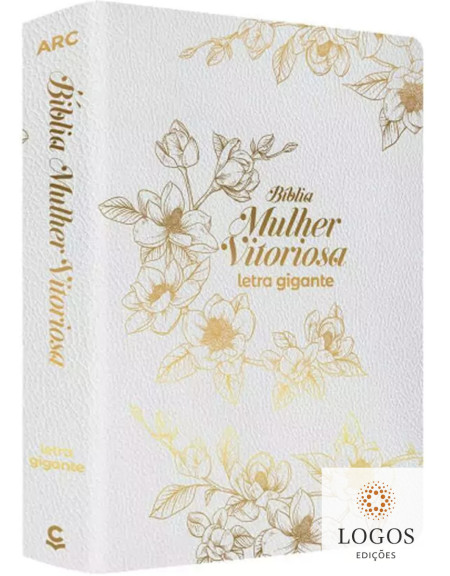 Bíblia da Mulher Vitoriosa - capa branca. 7891234001795