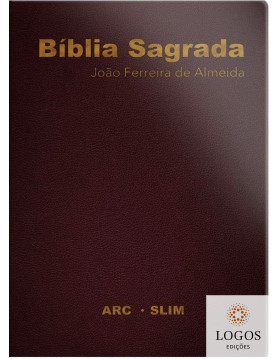 Bíblia Sagrada - ARC - capa luxo slim flexível - vinho. 9786556552866