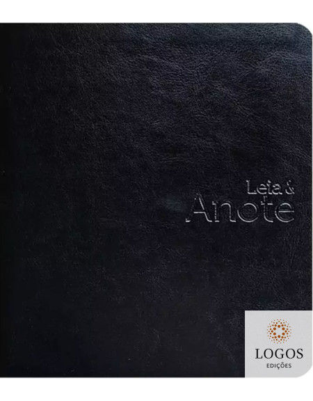 Bíblia Leia e Anote - NVT - letra grande - capa luxo - Preto. 9786556553610