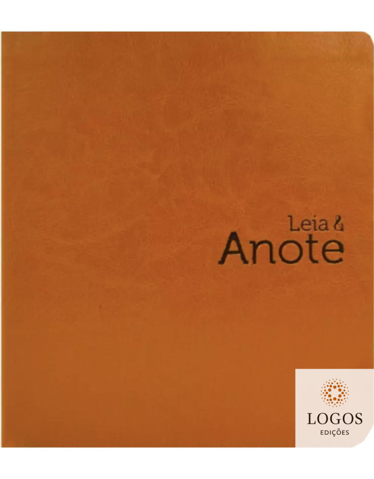 Bíblia Leia e Anote - NVT - letra grande - capa luxo - Laranja. 9786556553672