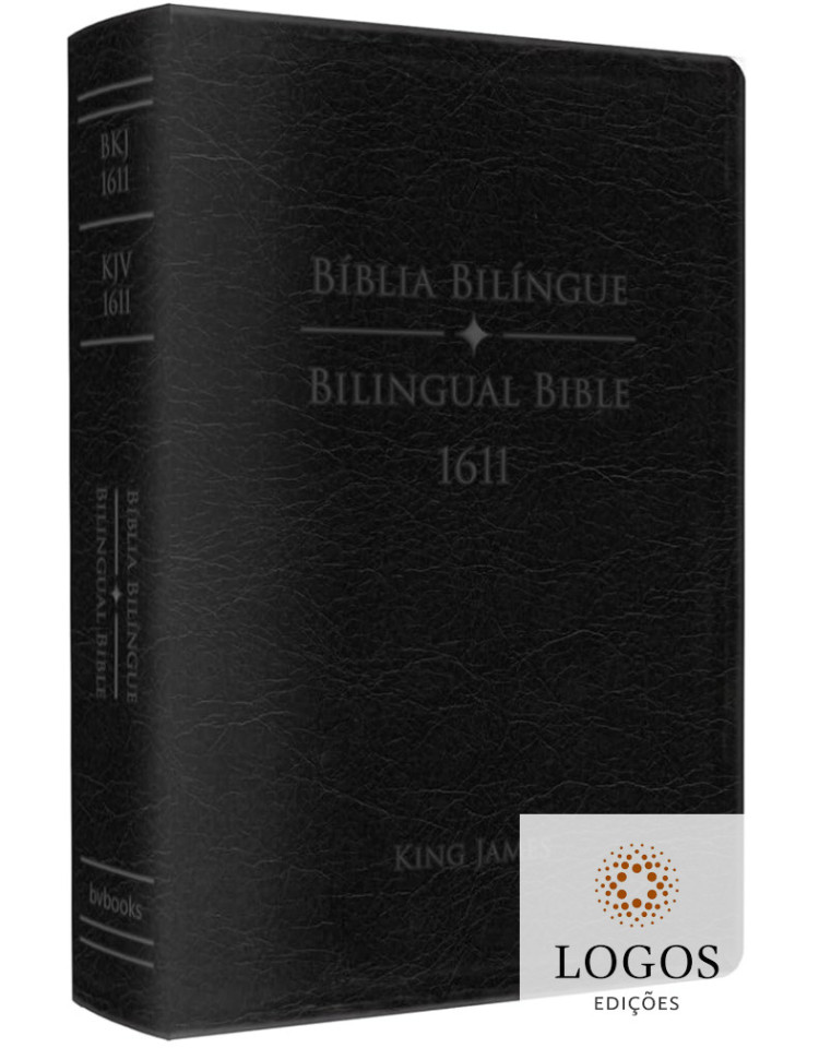 Bíblia King James 161 - bilingue - capa luxo - preto. 9786586996821