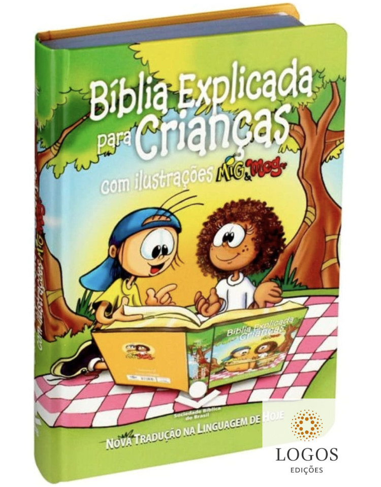 Bíblia Explicada para Crianças com ilustrações Mig & Meg. 9788531116148 Bíblia Explicada para Crianças com ilustrações Mig & Meg. 9788531116148