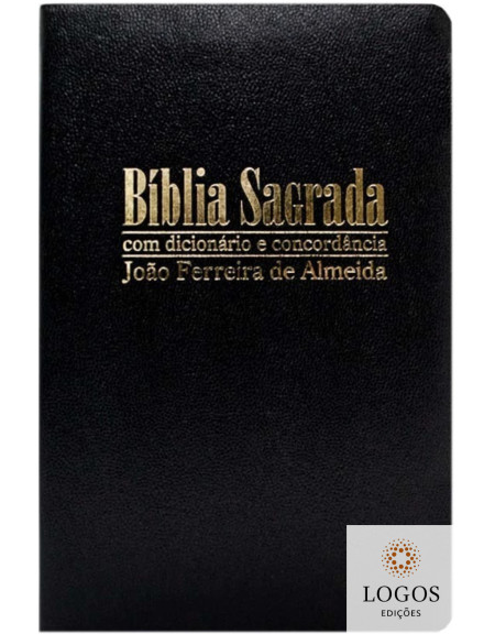 Bíblia Sagrada - RC - letra gigante com dicionário e concordância - capa luxo preta. 9786556552910