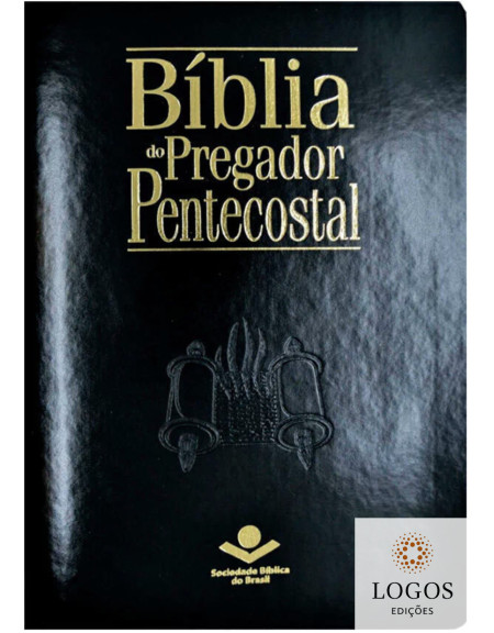 Bíblia do Pregador Pentecostal - grande - capa luxo preta nobre. 7899938414804