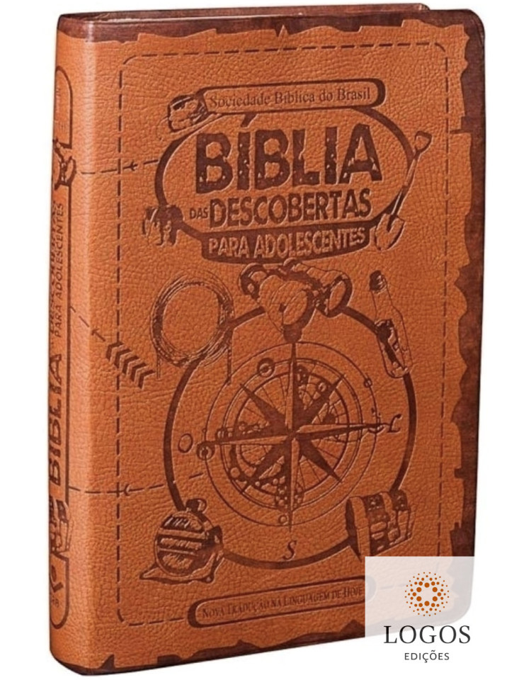 Bíblia das Descobertas para Adolescentes - capa couro sintético - castanho claro. 7898521807887 Bíblia das Descobertas para Adolescentes - capa couro sintético - castanho claro. 7898521807887