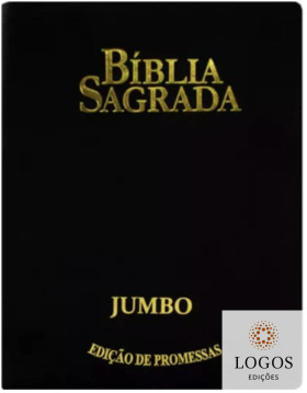 Bíblia Sagrada - ARC - Edição das Promessas - letra jumbo - harpa avivada e corinhos - capa PU com fecho. 6015924362343
