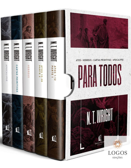 Caixa colecionador - Atos, Cartas Gerais e Apocalipse para todos. 9786556894492. N.T. Wright