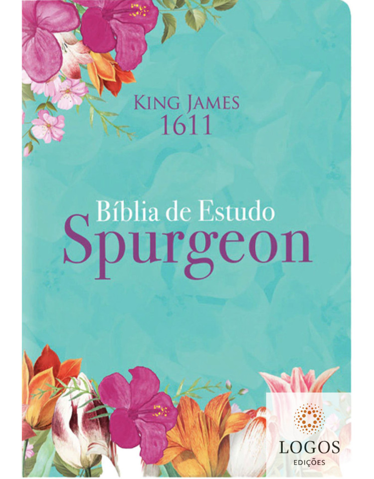 Bíblia de Estudo Spurgeon - King James 1611 - capa feminina. 9786586996326