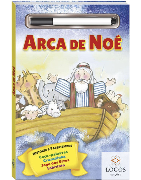 História bíblica e passatempos - escreva e apague - Arca de Noé. 9788537632192