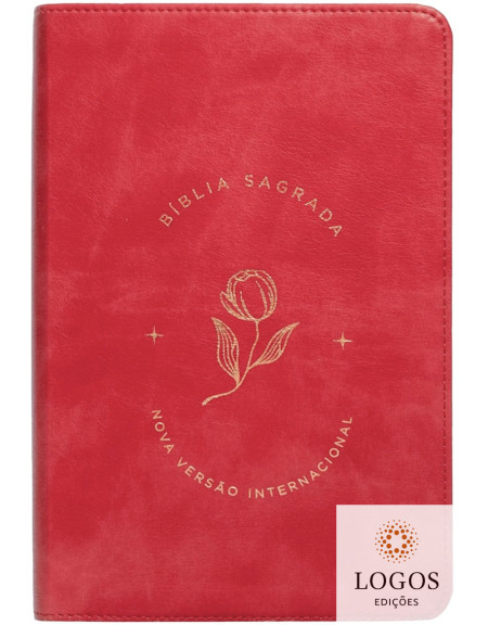 Bíblia Leitura Perfeita - NVI - letra grande - edição de luxo - capa rosada soft-touch. 9786556897523
