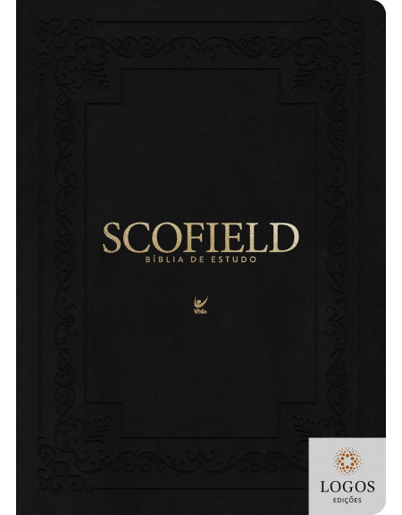 Bíblia de Estudo Scofield - AEC - capa PU luxo - preto. 9786555844832