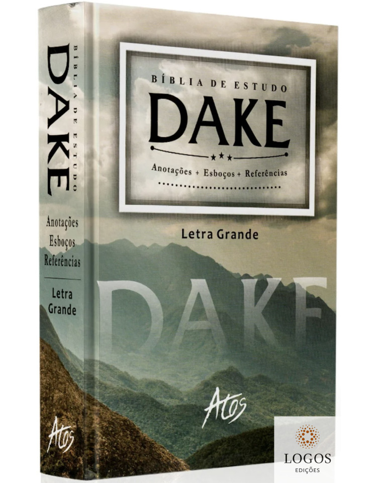 Bíblia de estudo DAKE - capa dura - Montanha. 9786501057156