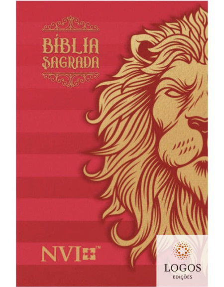 Bíblia Sagrada - NVI - capa dura - Leão dourado. 7908084615758