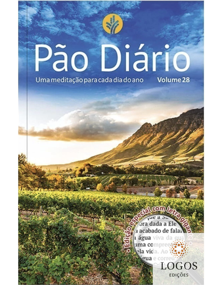 Pão Diário - volume 28 - letra gigante - Paisagem. 9786553504103