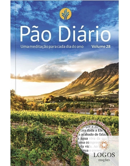 Pão Diário - volume 28 - letra gigante - Paisagem. 9786553504103