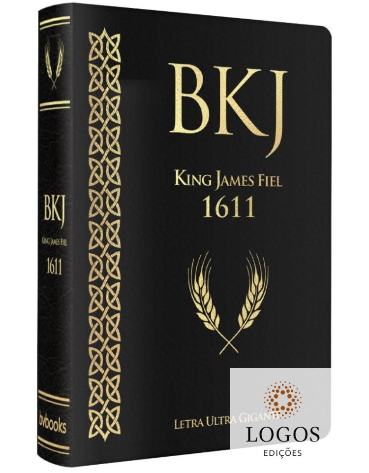 Bíblia King James 1611 - letra ultra-gigante - capa preta. 9788581581736