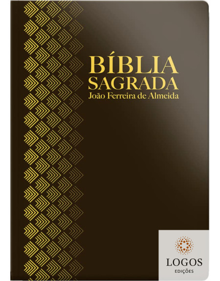 Bíblia Sagrada - capa semi-luxo castanha. 9786556552187