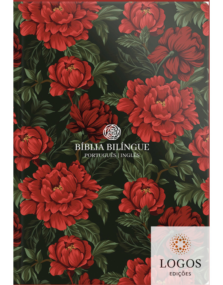 Bíblia Sagrada NVT - bilingue - capa flexível - aroma de rosas. 9786556553757