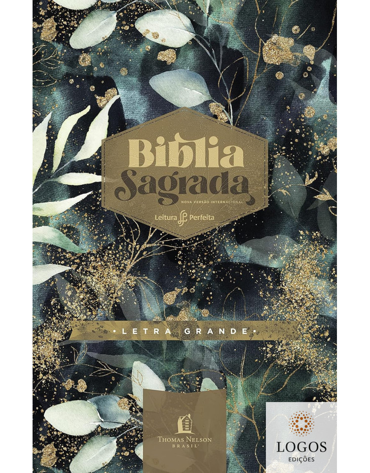 Bíblia Sagrada - leitura perfeita - NVI - capa dura - jardim noturno. 9786556892085