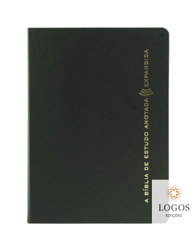 Bíblia de Estudo Anotada Expandida - RA - capa luxo preta. 7898665820575. Charles Ryrie