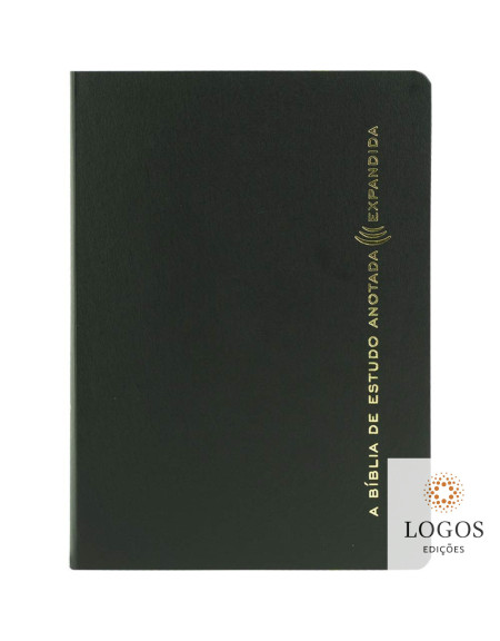 Bíblia de Estudo Anotada Expandida - RA - capa luxo preta. 7898665820575. Charles Ryrie