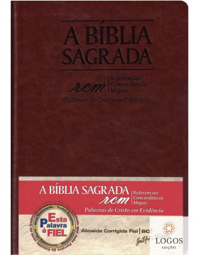 Bíblia Sagrada RCM - ACF - letra gigante - capa PU luxo - mogno. 7898572203614