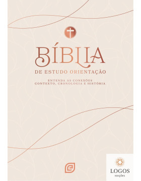 Bíblia de Estudo Orientação - NVI - capa rose gold. 9788578394080