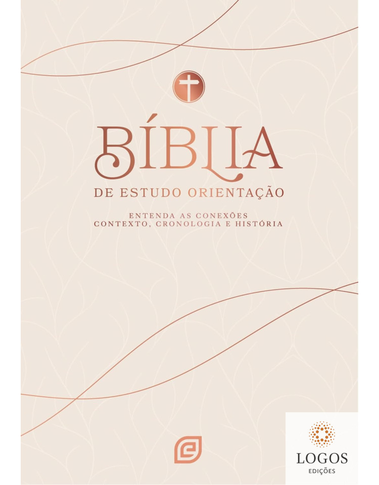 Bíblia de Estudo Orientação - NVI - capa rose gold. 9788578394080