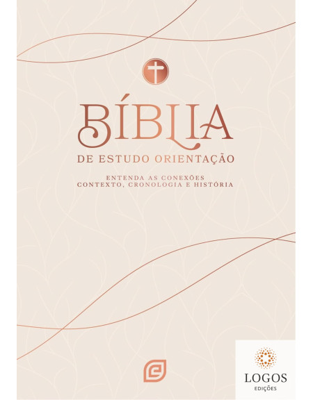 Bíblia de Estudo Orientação - NVI - capa rose gold. 9788578394080