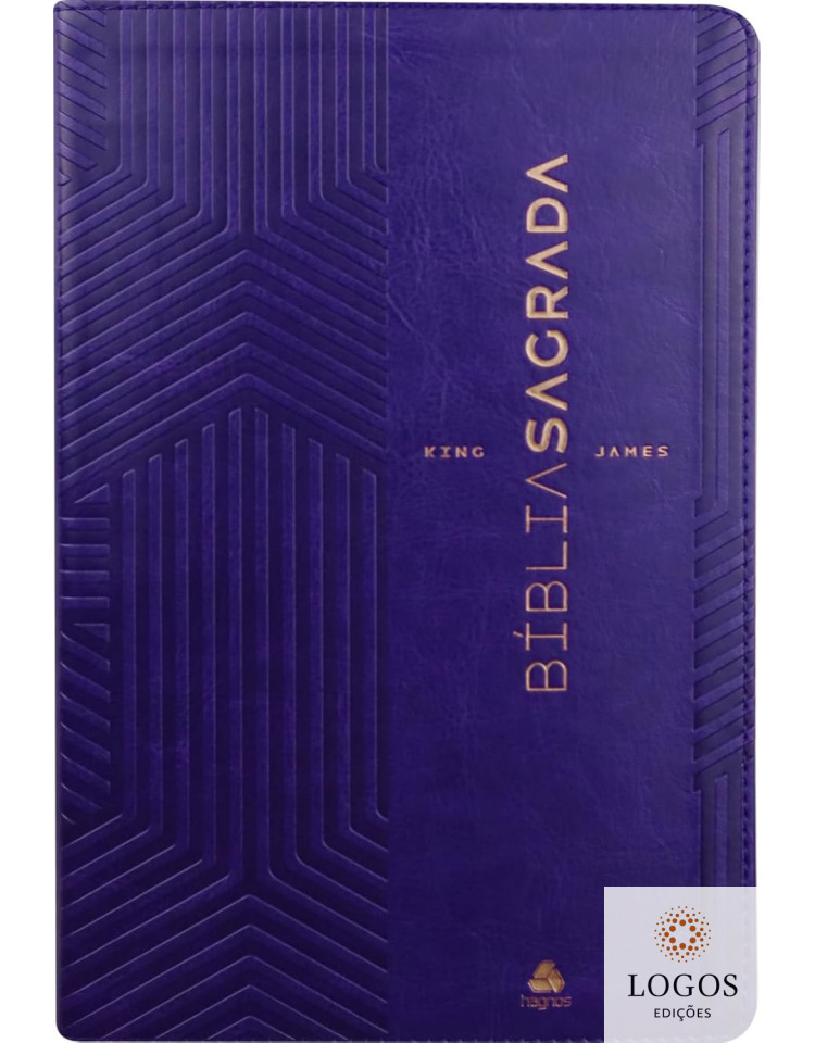 Bíblia Sagrada - King James Clássica - ultrafina - capa luxo - lilás. 9788577425235